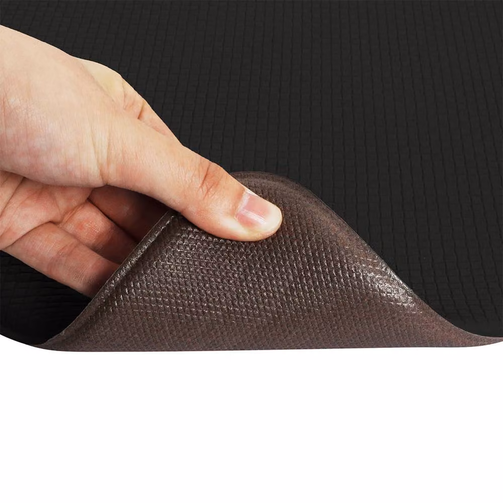 Marlow 2-Piece Non-Slip Woven Black Kitchen Mat Set, Absorbent Polyester Runner, W: 45 cm x L: 150 cm – 5