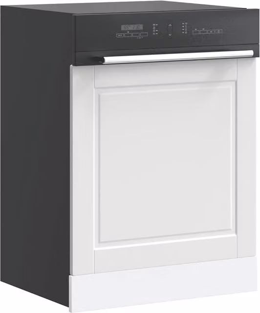 Berkfield Home Dishwasher Panel Porto White Engineered Wood H 67 x W 60 x D 1.5 cm