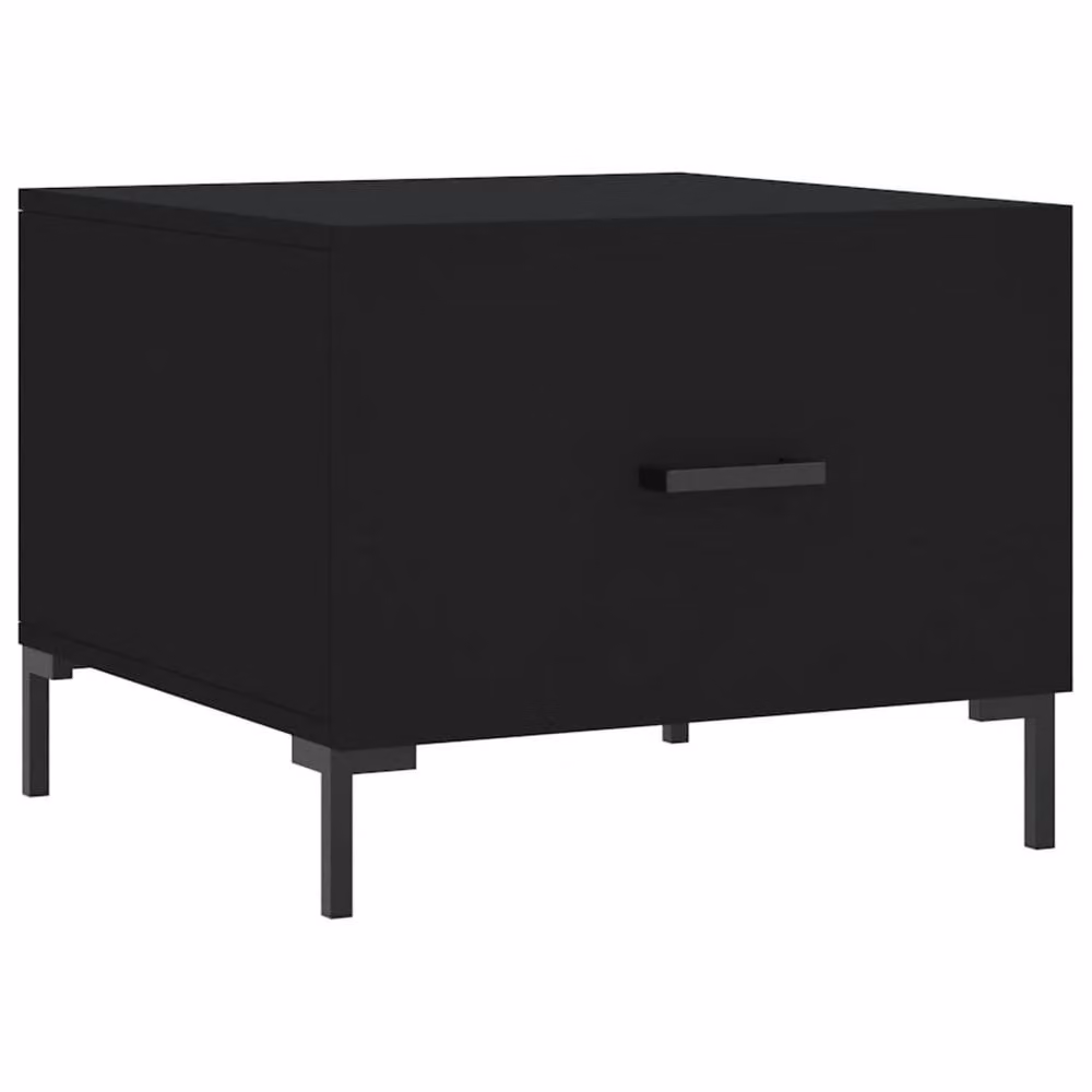 Berkfield Home Set of 2 Black Decorative Coffee Tables, W/D/H: 50 x 50 x 40 cm – 4