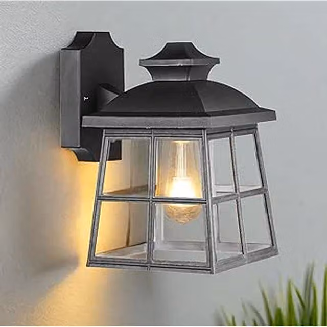 CGC Lighting HENRI Black Outdoor Wall Lantern Light