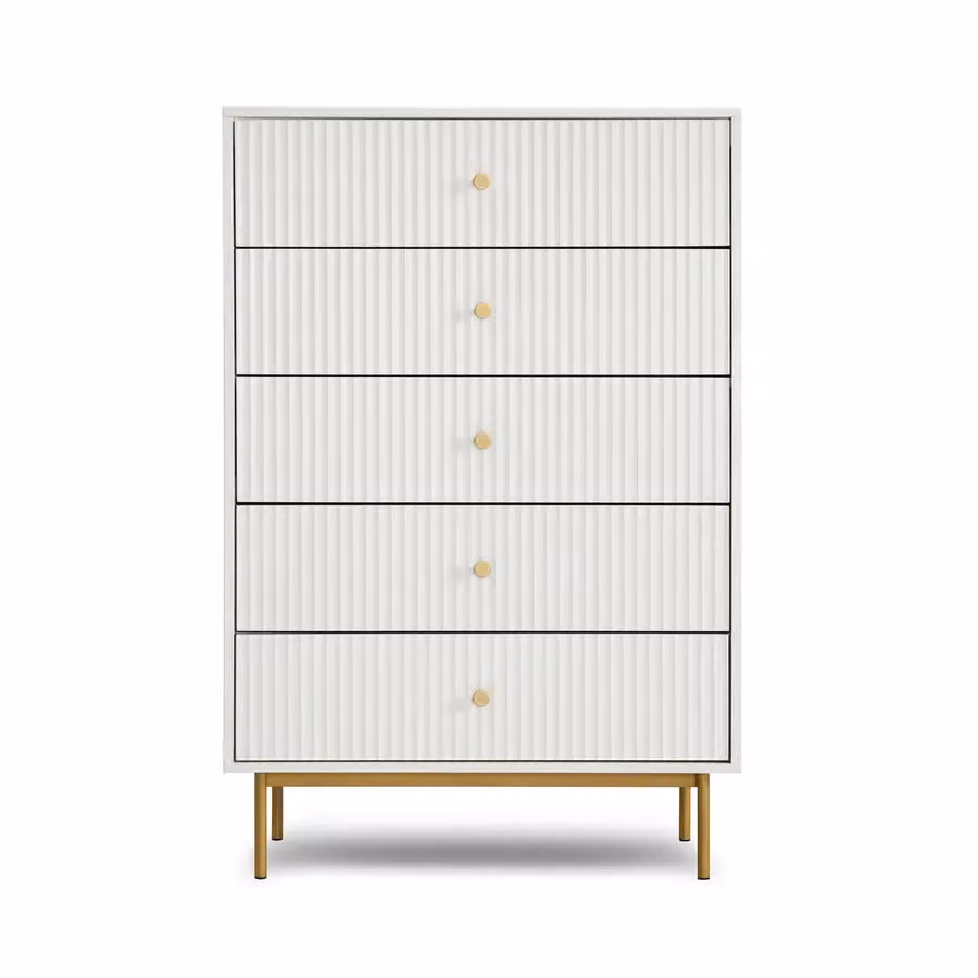 Home Garden Direct Devon Large Chest of Drawers in White – 2
