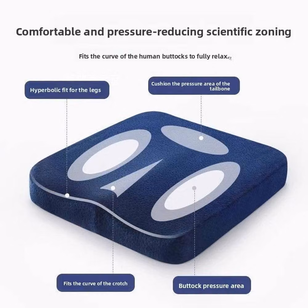 FORGEVIO Memory Foam Seat Cushion for Adults, Blue – 3