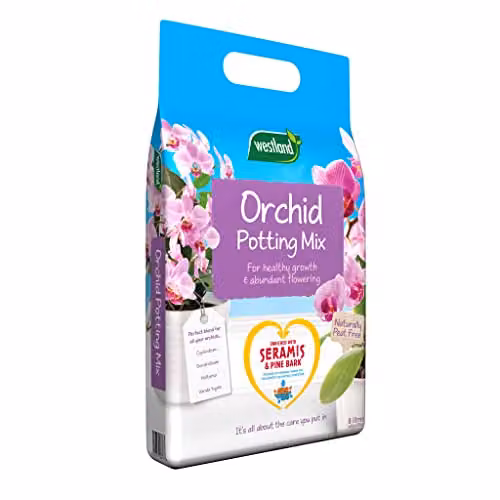 Westland Orchid Potting Compost Mix Enriched with Seramis, 8 l – 1