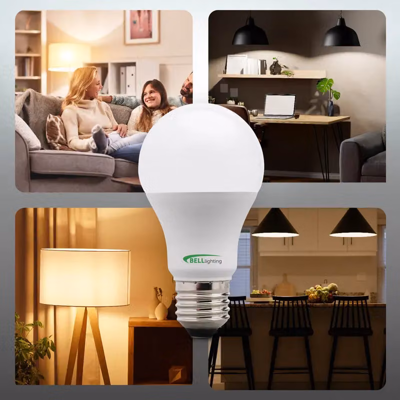 BELL Lighting E27 LED Bulb, White, 8.1W, 810lm, Pack of 3 – 3