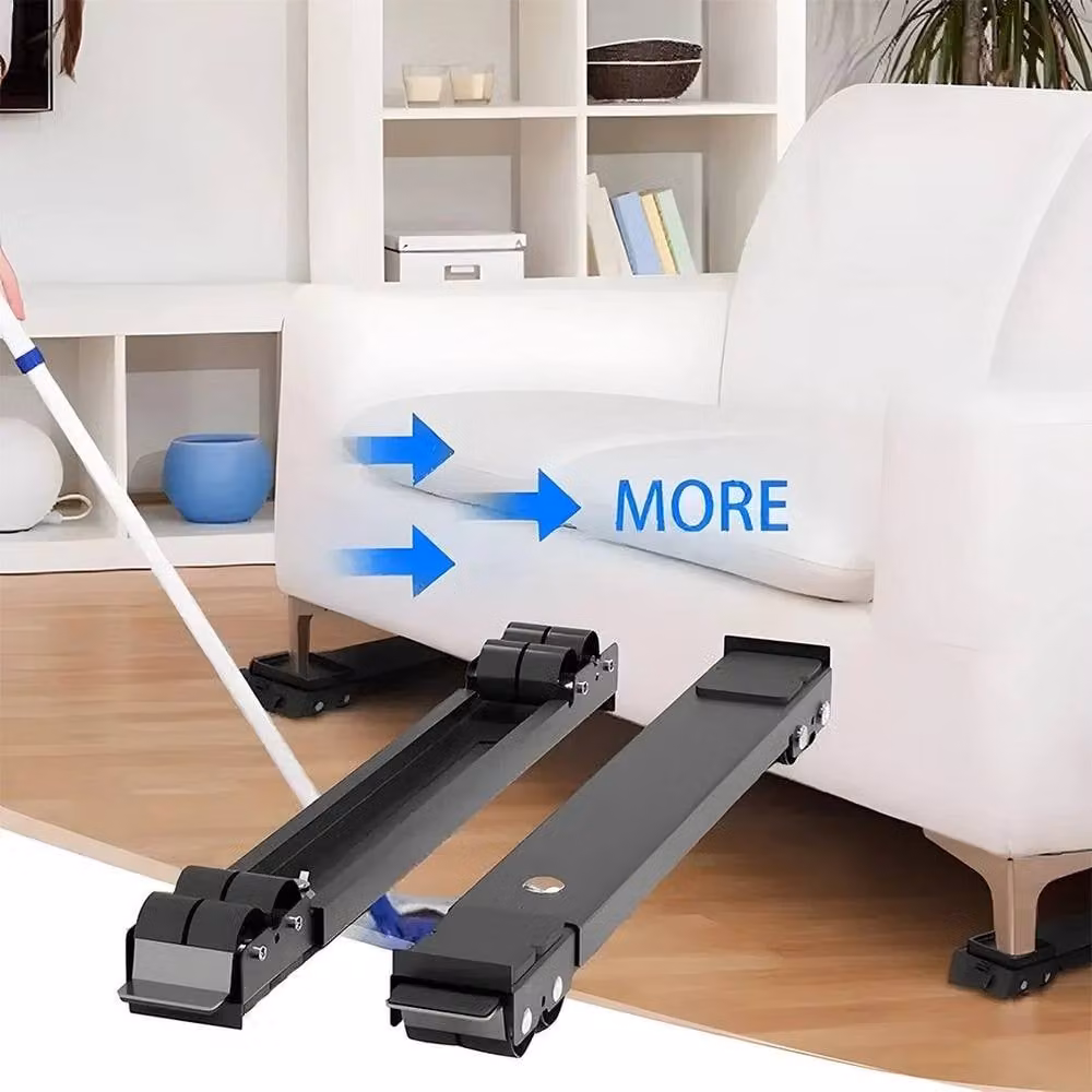 Kelvenix Black Washing Machine and Tumble Dryer Appliance Roller Trolley, W: 52 cm, D: 1000 cm – 3
