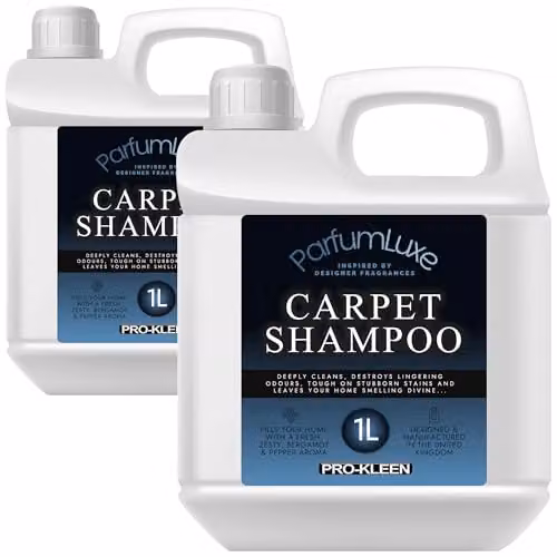 Pro-Kleen Parfum Luxe Carpet Shampoo, Bergamot and Pepper Fragrance, 2 x 1 l – 1
