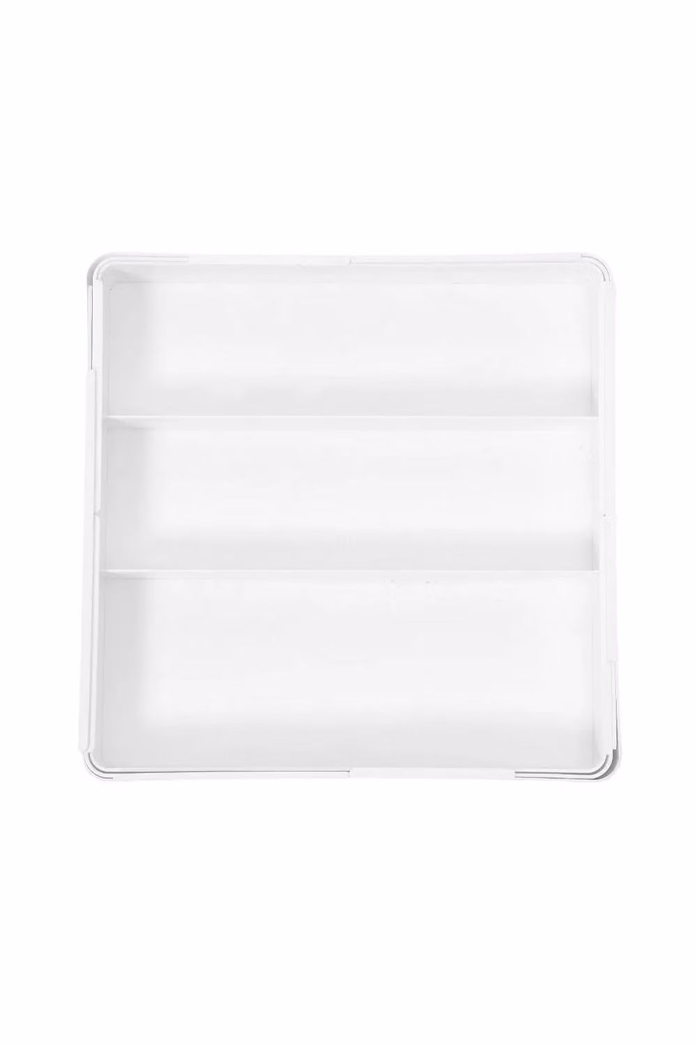Living and Home 2-Layer Expandable 7-Grid Cutlery Tray Drawer Organiser in White – 2