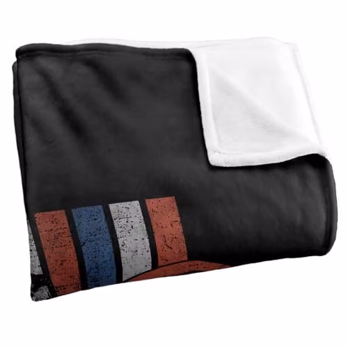 Warner Bros. Superman Retro Stripes Super Soft Fleece Throw Blanket, Multicolour, W/D/H: 91.44 x 91.44 x 1.47 cm – 2