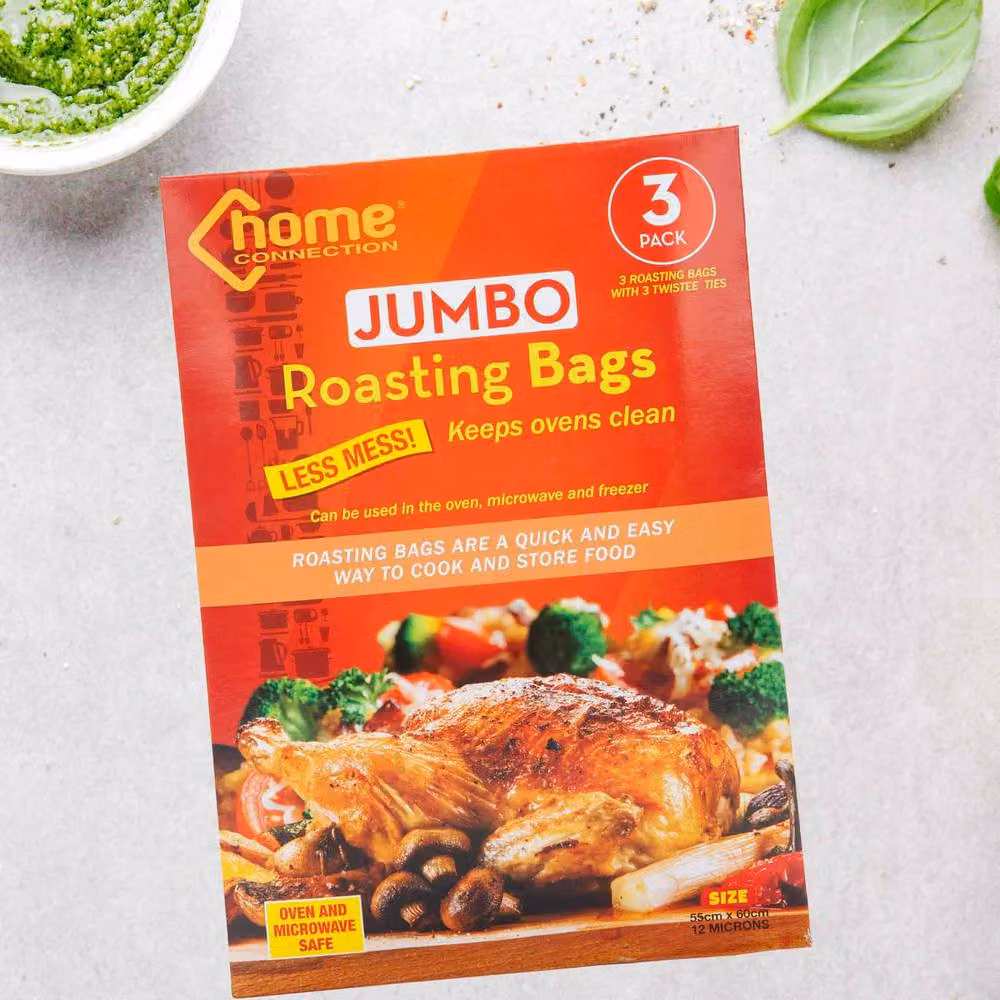 VFM Jumbo Size Oven Roasting Bags, Transparent, 3 Pack – 3