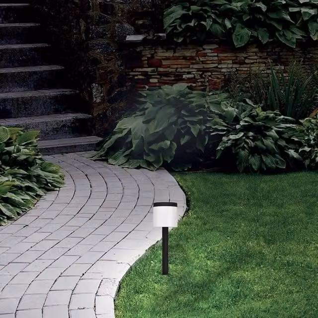 Eglo Pantete Solar LED Garden Lamp with Motion Sensor, Black