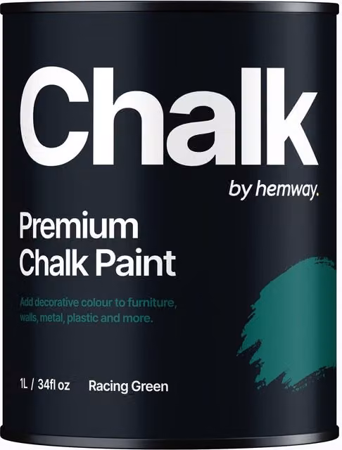 Hemway Chalk Paint Flat Matt in Racing Green, 1 l