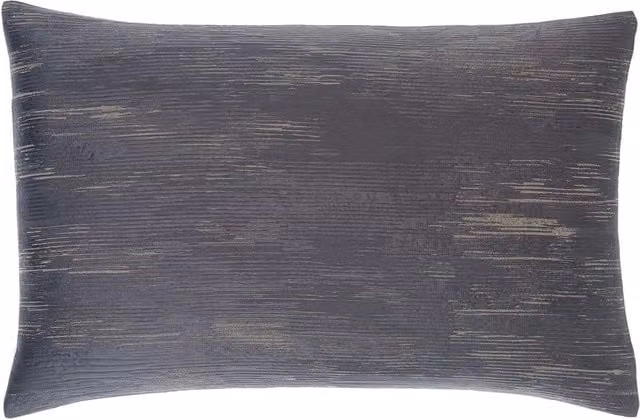 Donna Karan Gravity Reversible Jacquard Cotton Standard Pillowcase in Anthracite Grey