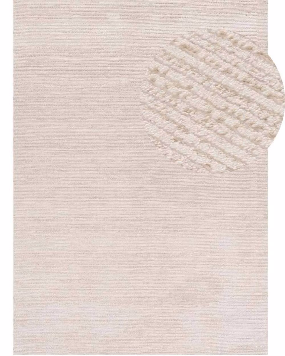 THE RUGS Carmel Modern Striped Area Rug in Beige, W: 240 cm, L: 340 cm – 2