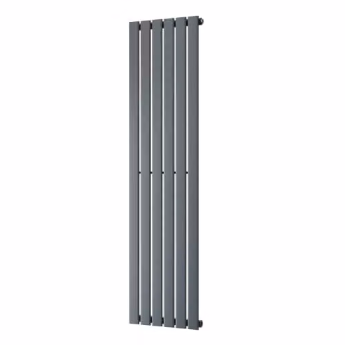 UK Radiators Typhoon Anthracite Flat Tube Vertical Designer Radiator, H: 160 cm, W: 40.8 cm – 2