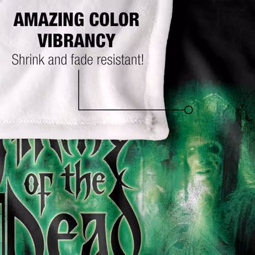 LOGOVISION Lord Of The Rings Army Of The Dead Homage Super Soft Silky Touch Fleece Throw Blanket, Multicolour, W: 91 cm, D: 147 cm – 3