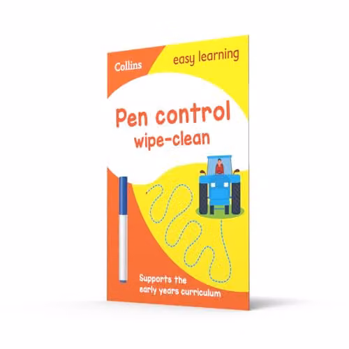 Collins Easy Learning Preschool Pen Control Age 3-5 Wipe Clean Activity Book in Multicolour – 2