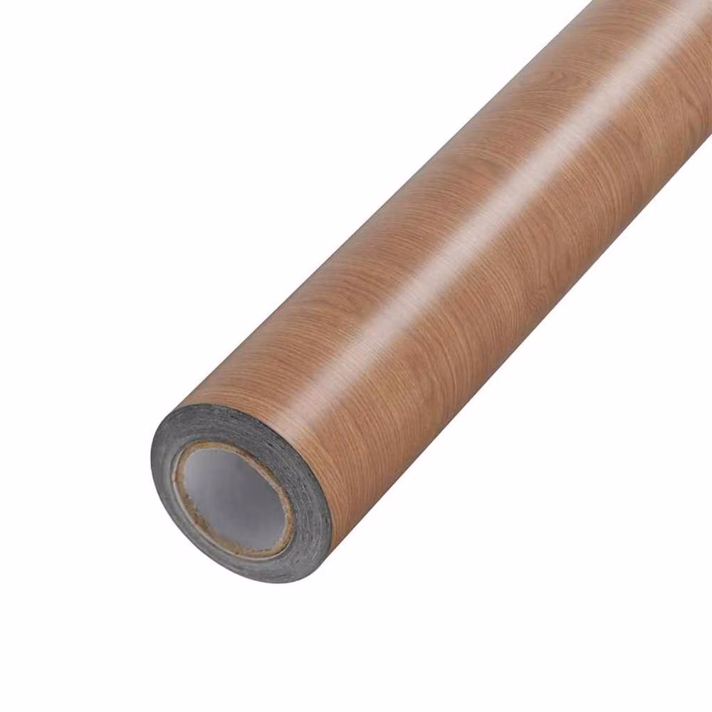 Berkfield Home Self-adhesive PVC Furniture Film, 2 Pack, Light Oak Brown, W: 90 cm x L: 500 cm – 3