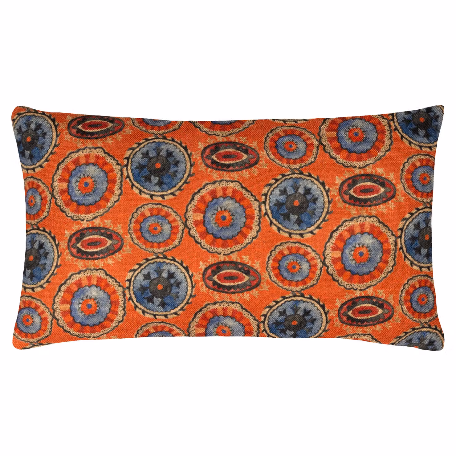 Wylder Tropics Akamba Tribal Abstract Decorative Cushion in Orange, W/H: 50 x 30 cm – 2