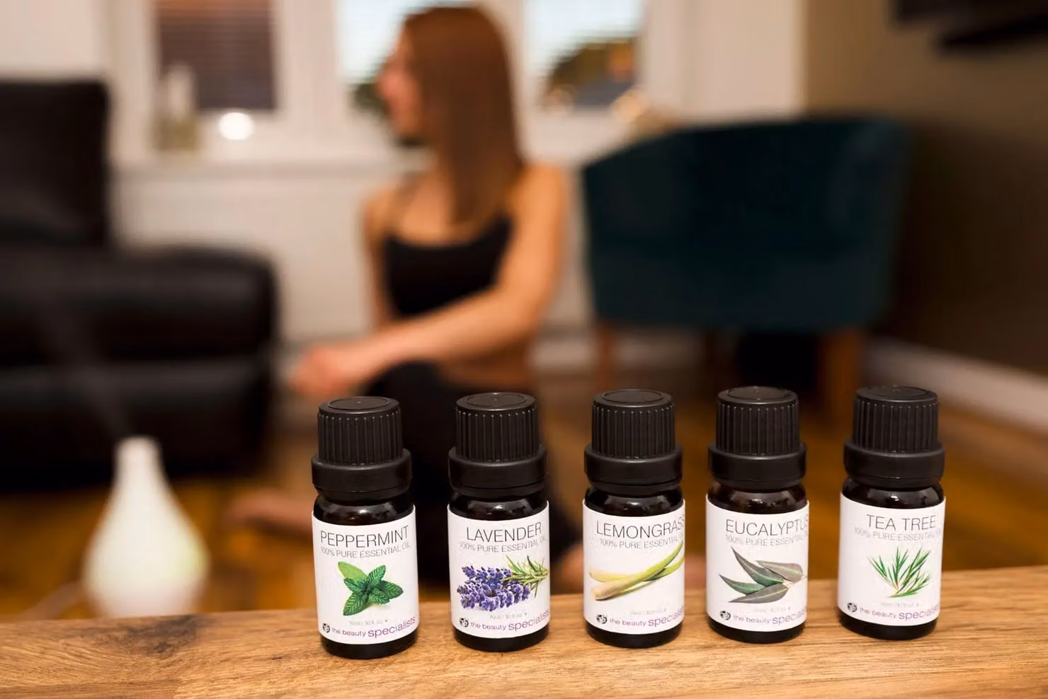 Rio Aromatherapy Essential Oils Gift Set – 5 x 10ml 100% Pure Oils (Lavender, Peppermint, Tea Tree, Lemon, Eucalyptus) – 3