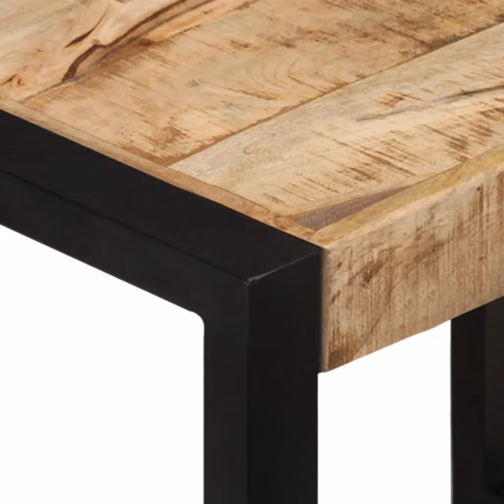 Berkfield Home Nesting Tables, Set of 3, Solid Mango Wood in Brown – 5