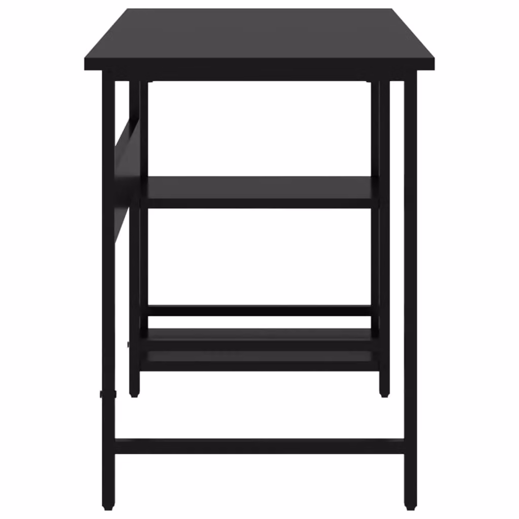 Berkfield Home Computer Desk in Black, W/D/H: 105 x 55 x 72 cm – 3
