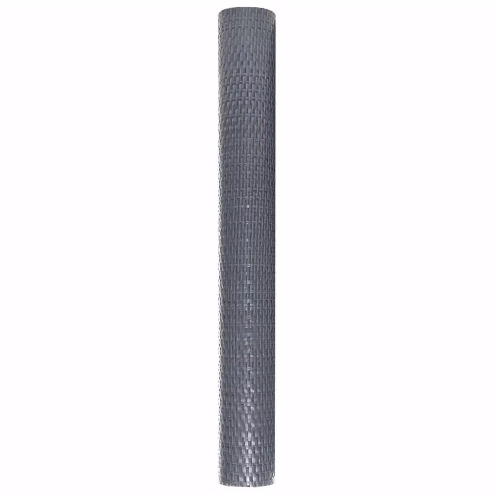 Berkfield Home Anthracite Poly Rattan Balcony Screen, W: 500 cm, H: 80 cm – 4