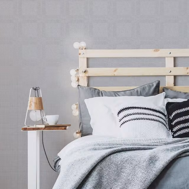 A.S. Création Superfresco Easy Highland Tweed Tartan Wallpaper in Silver and Grey