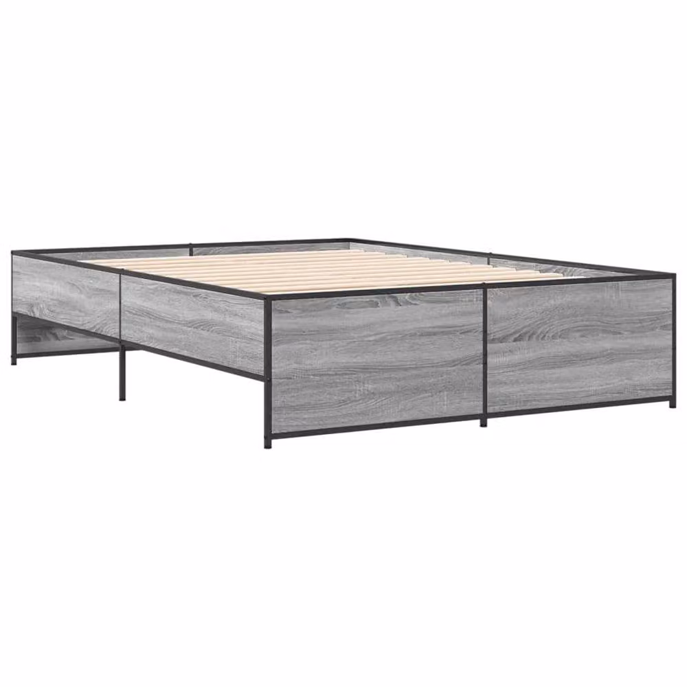 Berkfield Home Sonoma Double Bed Frame in Grey – 3