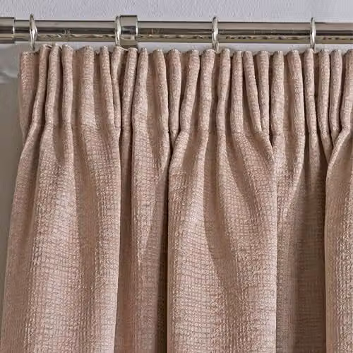 Enhanced Living Thermal Noise Reducing Dim Out Curtains in Beige, W: 117 cm, H: 229 cm – 2