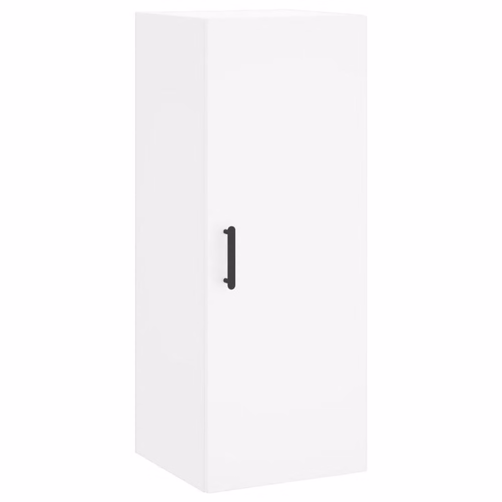 Berkfield Home Wall Mounted Cabinet in White, W/D/H: 34.5 x 34 x 90 cm – 3