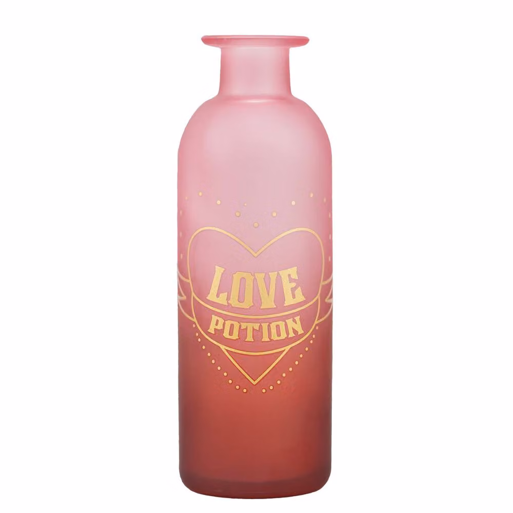 Harry Potter Love Potion Glass Vase in Red, Height: 16 cm – 2
