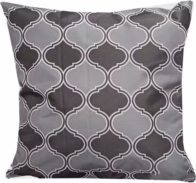 Roseley Water Resistant Polyester Cushions in Grey and Black