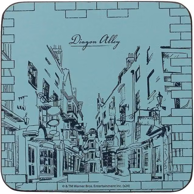 Harry Potter Diagon Alley Multicolour Coaster for Adults