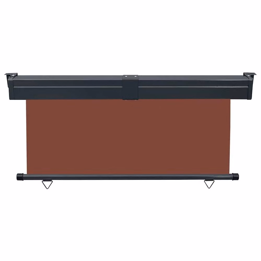 Berkfield Home Stylish Balcony Side Awning in Brown, W: 160 cm, H: 250 cm – 2