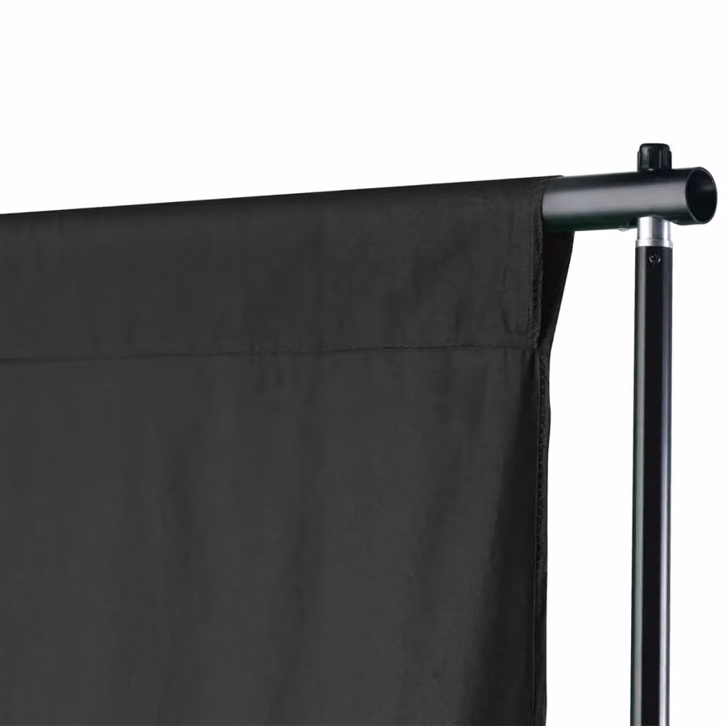 Berkfield Home Photo Backdrop Support System, Black, W: 600 cm, H: 300 cm – 2