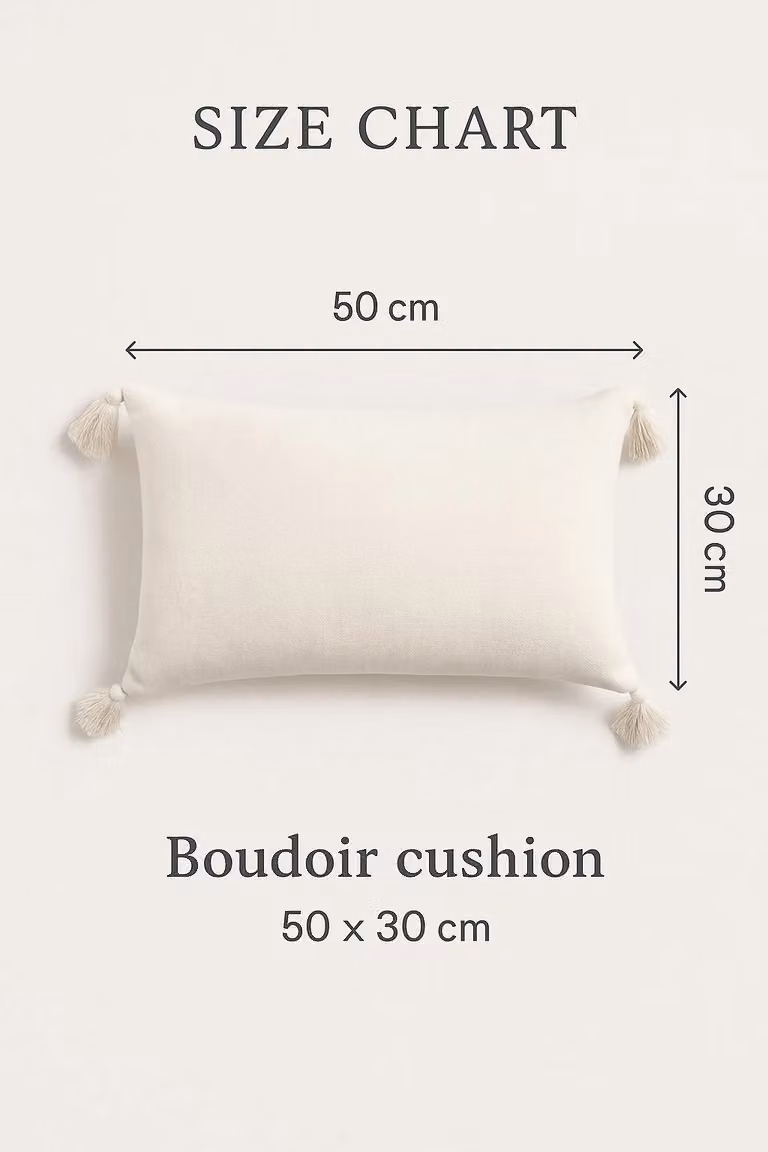 Rapport Home Everdean Filled Boudoir Cushion in Silver and White, W: 50 cm, D: 30 cm