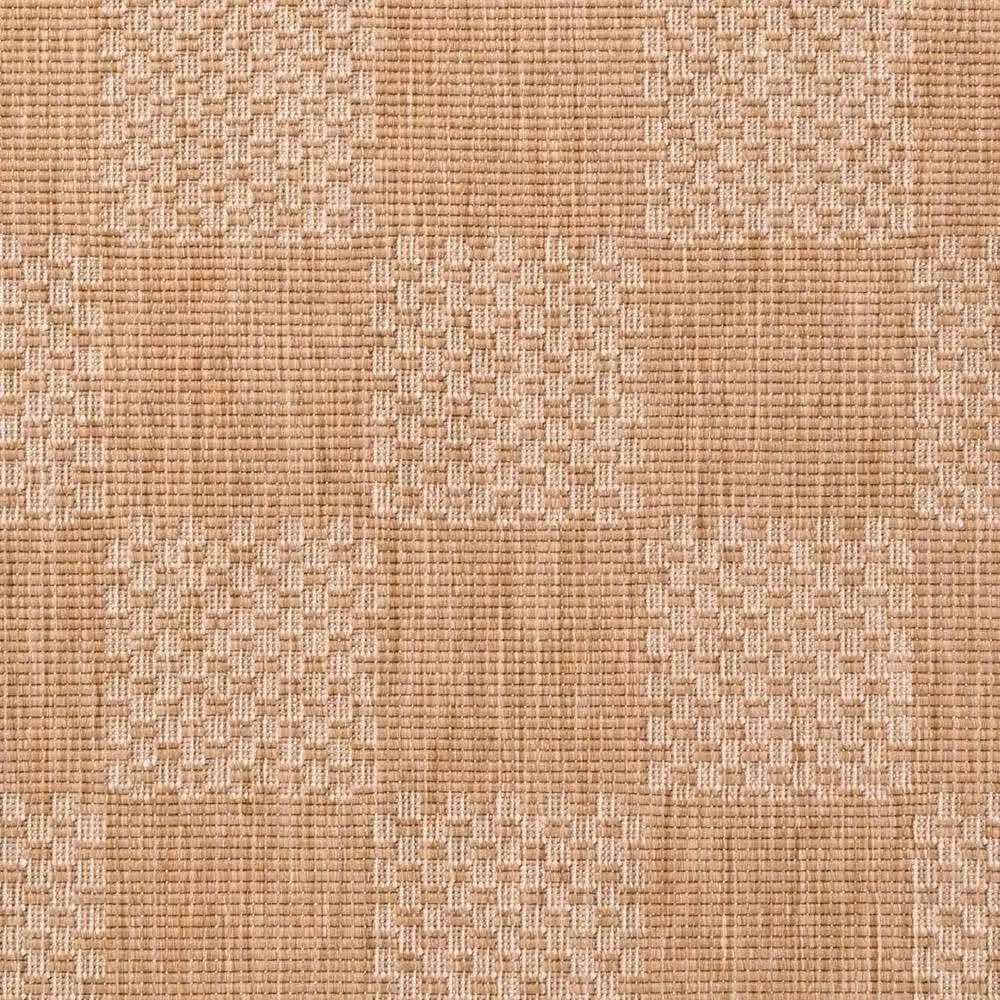 Ted Baker Dorothy Flatweave Indoor Outdoor Rug with Checkerboard Design in Beige, W/D/H: 120 x 170 cm – 2