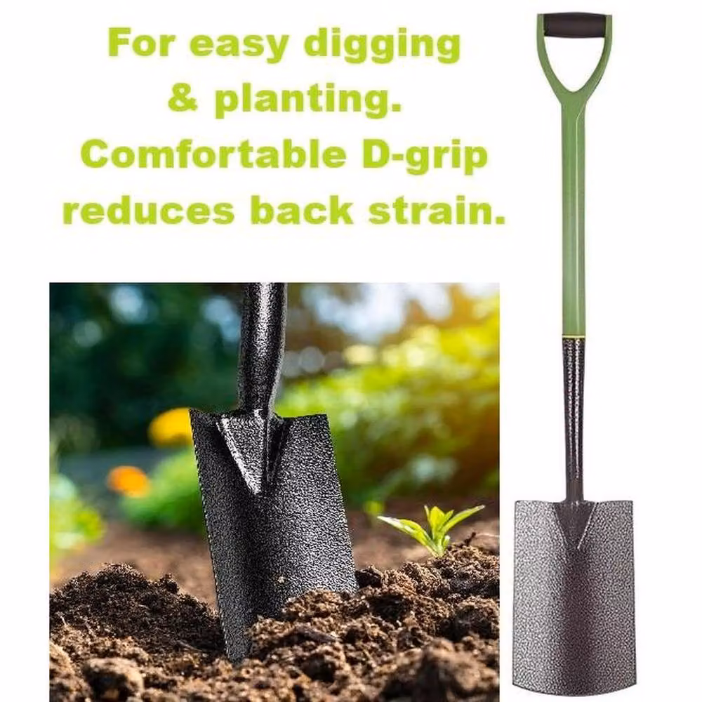 Havendro Heavy Duty Rustproof Carbon Steel Digging Spade in Green – 3