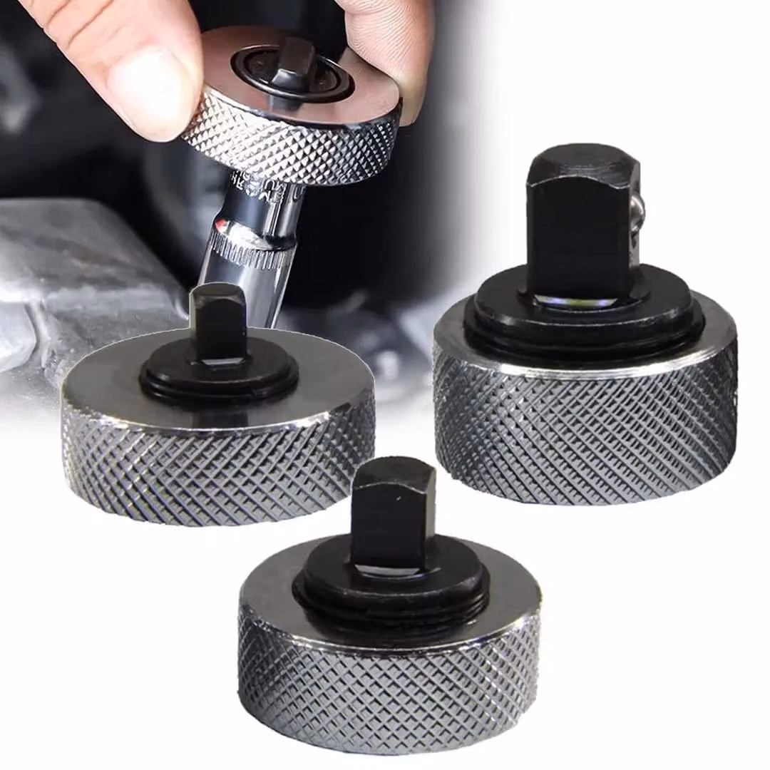 SPETLEK 3 Piece Thumb Lever Socket Wrench Drive Ratchet Set in Silver – 3