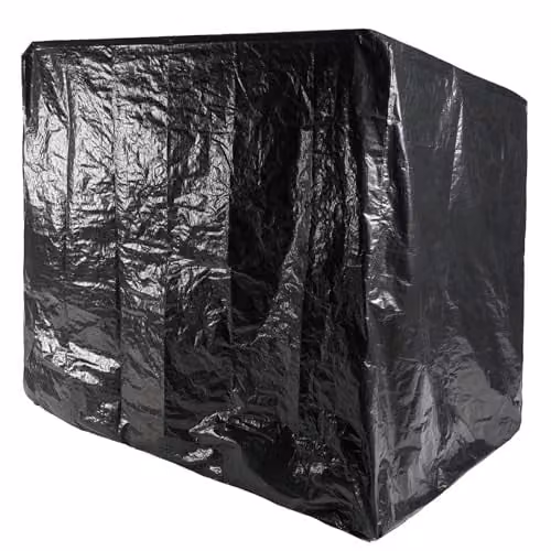 OHS Heavy Duty Waterproof 3 Seater Garden Swing Bench Cover in Black, W/D/H: 180 x 130 x 160 cm – 1