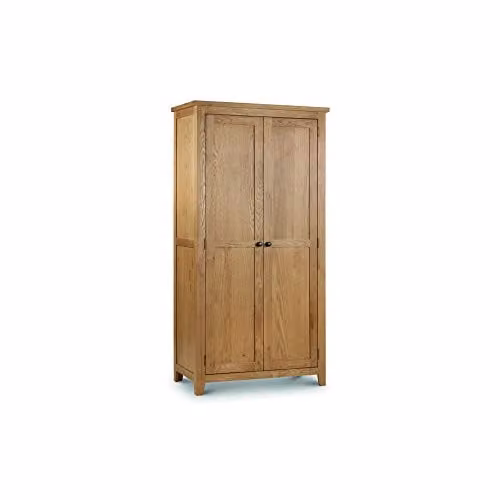 Julian Bowen Marlborough 2 Door Oak Double Wardrobe, H 190 x W 97 x D 55 cm – 1