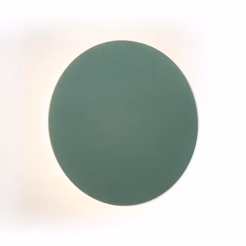 Netlighting Oregon Plus LED Flush Wall Lamp, Green, 390lm, 3000K
