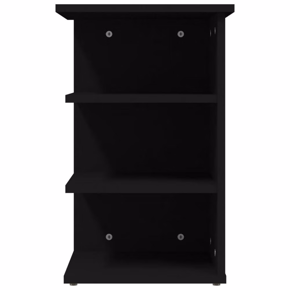 Berkfield Home Black Modern Side Cabinet in MDF, W/D/H: 35 x 35 x 55 cm – 5