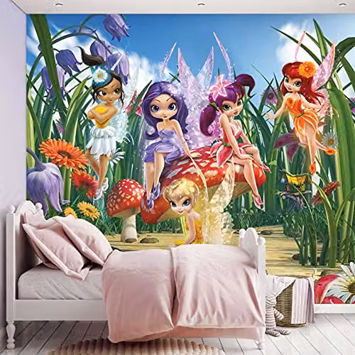 Walltastic Magical Fairies 41790 Wallpaper Mural, Multicolour, W: 304.8 cm, H: 244 cm – 3