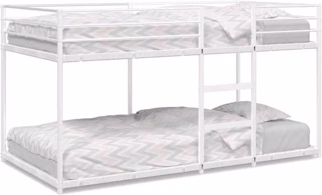 Berkfield Home Metal Bunk Bed in White