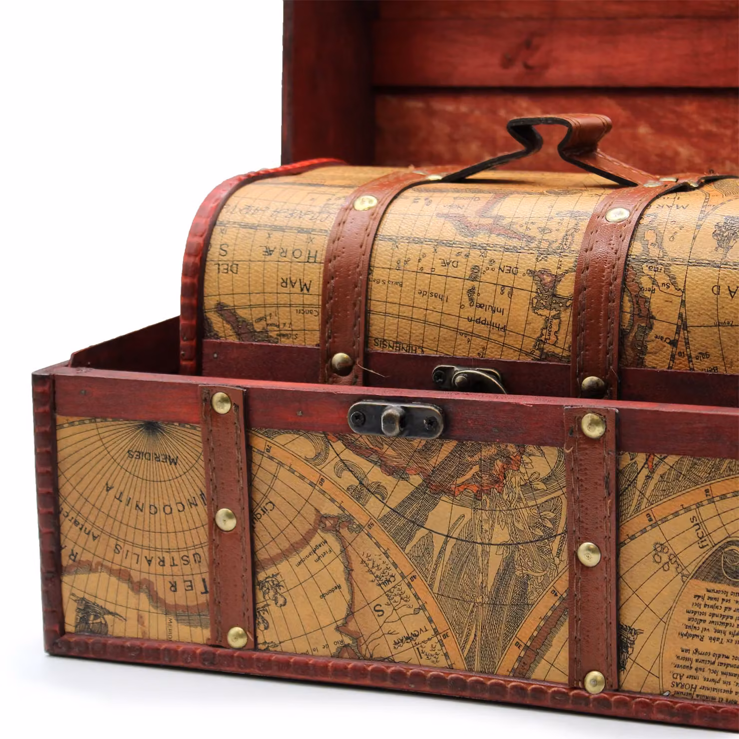 KDMD Old Map Chest Set of 3 in Yellow – 2