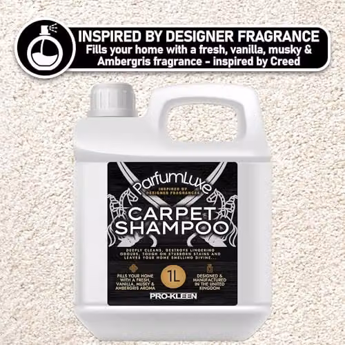 Pro-Kleen Parfum Luxe Carpet Shampoo with Vanilla, Musk and Ambergris Fragrance, 1 l (Pack of 2) – 5