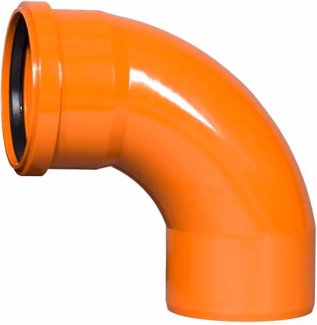 PBSL Group Orange Drainage Bend Single Socket 87.5 Degree x 110mm