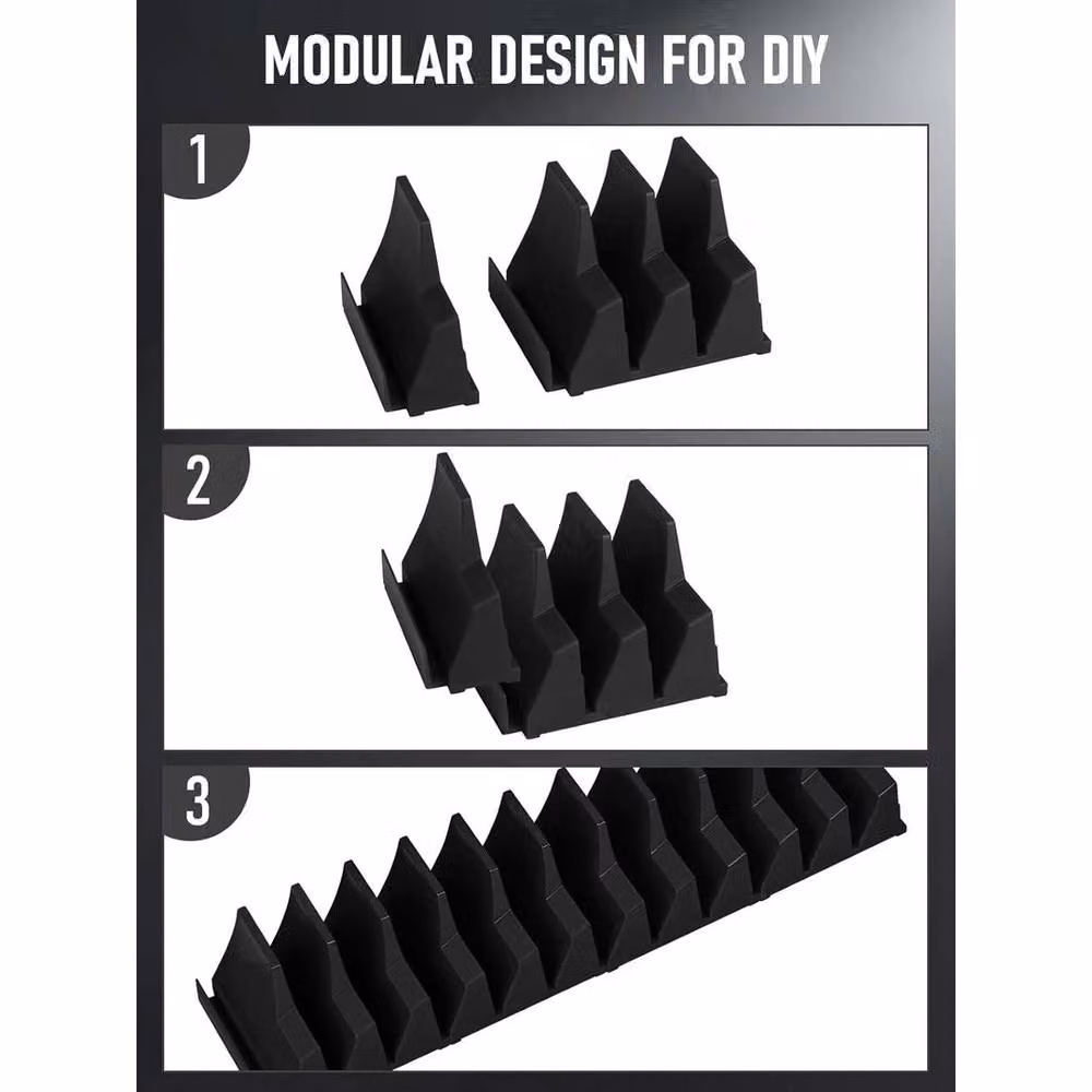 SPETLEK Magnetic Wrench Organizer, Black, 40 Pieces – 5