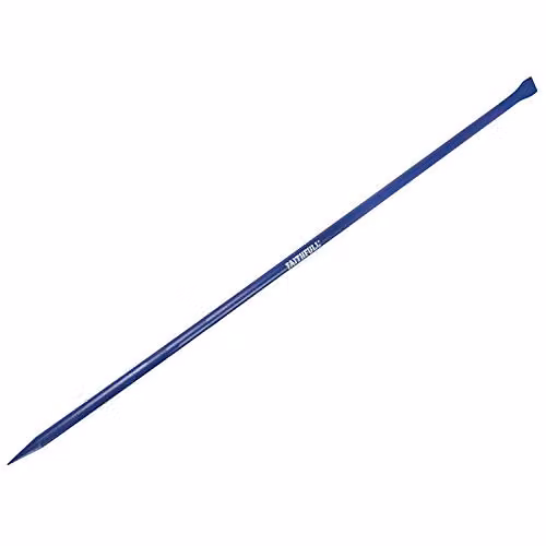 Faithfull Steel Chisel and Point Crowbar in Blue and White